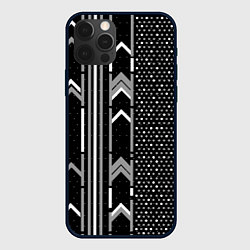 Чехол для iPhone 12 Pro Max Закулисье чёрно-белое, цвет: 3D-черный