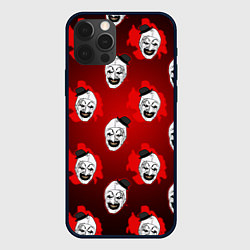 Чехол для iPhone 12 Pro Max Funny clown Art in blood, цвет: 3D-черный