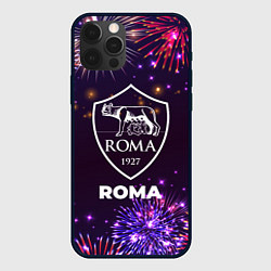 Чехол для iPhone 12 Pro Max Праздничный Roma, цвет: 3D-черный