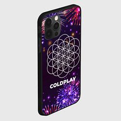 Чехол для iPhone 12 Pro Max Праздничный Coldplay, цвет: 3D-черный — фото 2