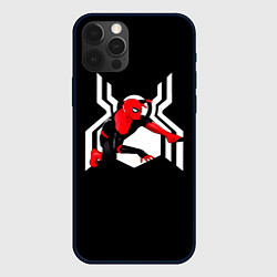 Чехол для iPhone 12 Pro Max Spider emblem, цвет: 3D-черный