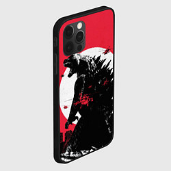 Чехол для iPhone 12 Pro Max Godzilla destroys the city, цвет: 3D-черный — фото 2