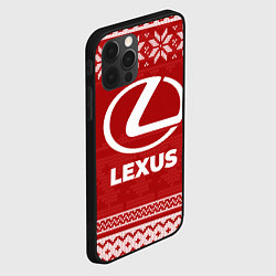Чехол для iPhone 12 Pro Max Новогодний Lexus, цвет: 3D-черный — фото 2
