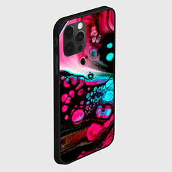 Чехол для iPhone 12 Pro Max Краски градиента, цвет: 3D-черный — фото 2