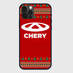 Чехол для iPhone 12 Pro Max Chery new year, цвет: 3D-черный