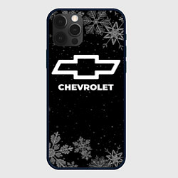 Чехол для iPhone 12 Pro Max Снежный Chevrolet, цвет: 3D-черный