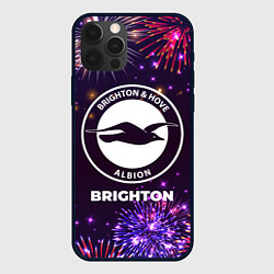 Чехол для iPhone 12 Pro Max Праздничный Brighton, цвет: 3D-черный