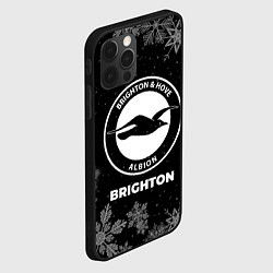 Чехол для iPhone 12 Pro Max Снежный Brighton, цвет: 3D-черный — фото 2
