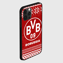 Чехол для iPhone 12 Pro Max Новогодний Borussia, цвет: 3D-черный — фото 2