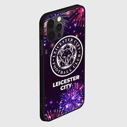 Чехол для iPhone 12 Pro Max Праздничный Leicester City, цвет: 3D-черный — фото 2