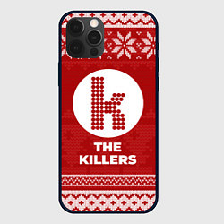 Чехол для iPhone 12 Pro Max Новогодний The Killers, цвет: 3D-черный