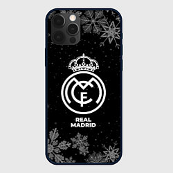 Чехол для iPhone 12 Pro Max Снежный Real Madrid, цвет: 3D-черный