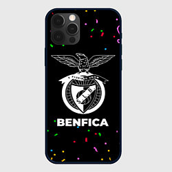 Чехол для iPhone 12 Pro Max Benfica конфети, цвет: 3D-черный