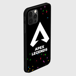 Чехол для iPhone 12 Pro Max Apex Legends конфети, цвет: 3D-черный — фото 2