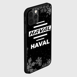 Чехол для iPhone 12 Pro Max Снежный Haval, цвет: 3D-черный — фото 2