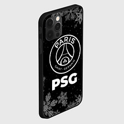 Чехол для iPhone 12 Pro Max Снежный PSG, цвет: 3D-черный — фото 2