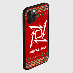 Чехол для iPhone 12 Pro Max Metallica new year, цвет: 3D-черный — фото 2