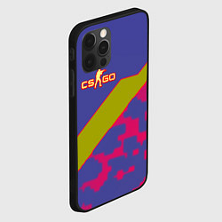 Чехол для iPhone 12 Pro Max Counter strike camo line, цвет: 3D-черный — фото 2