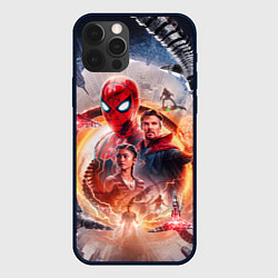 Чехол для iPhone 12 Pro Max Герои Человек паук нет пути домой, цвет: 3D-черный