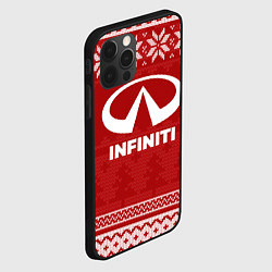 Чехол для iPhone 12 Pro Max Новогодний Infiniti, цвет: 3D-черный — фото 2