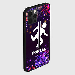 Чехол для iPhone 12 Pro Max Праздничный Portal, цвет: 3D-черный — фото 2