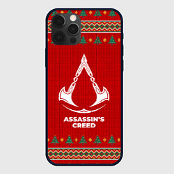 Чехол для iPhone 12 Pro Max Assassins Creed new year, цвет: 3D-черный