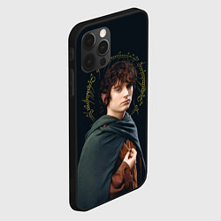 Чехол для iPhone 12 Pro Max Фродо - Властелин колец, цвет: 3D-черный — фото 2