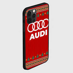 Чехол для iPhone 12 Pro Max Audi new year, цвет: 3D-черный — фото 2