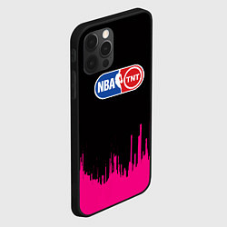 Чехол для iPhone 12 Pro Max NBA розовые краски, цвет: 3D-черный — фото 2