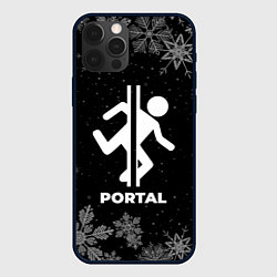 Чехол для iPhone 12 Pro Max Снежный Portal, цвет: 3D-черный
