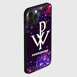 Чехол для iPhone 12 Pro Max Праздничный Powerwolf, цвет: 3D-черный — фото 2