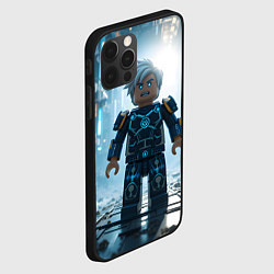 Чехол для iPhone 12 Pro Max Роблокс электрический, цвет: 3D-черный — фото 2