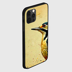 Чехол для iPhone 12 Pro Max Большой дятел, цвет: 3D-черный — фото 2