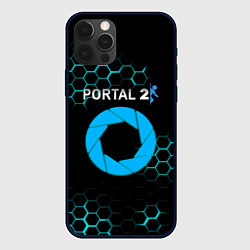 Чехол для iPhone 12 Pro Max Portal соты броня, цвет: 3D-черный