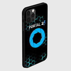 Чехол для iPhone 12 Pro Max Portal соты броня, цвет: 3D-черный — фото 2