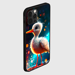 Чехол для iPhone 12 Pro Max Аистенок, цвет: 3D-черный — фото 2