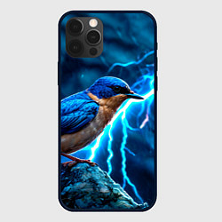 Чехол для iPhone 12 Pro Max Ласточка в грозу, цвет: 3D-черный