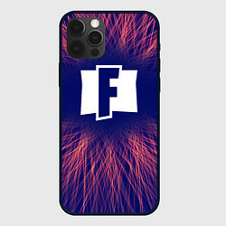 Чехол для iPhone 12 Pro Max Fortnite red energy, цвет: 3D-черный