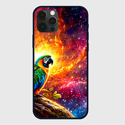 Чехол для iPhone 12 Pro Max Ара в космосе, цвет: 3D-черный