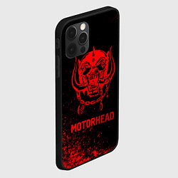 Чехол для iPhone 12 Pro Max Motorhead - red gradient, цвет: 3D-черный — фото 2