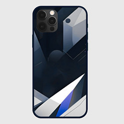 Чехол для iPhone 12 Pro Max Абстракция город следующего века, цвет: 3D-черный