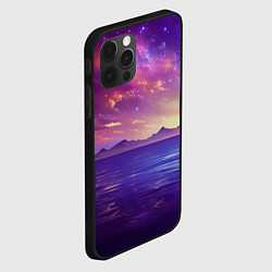 Чехол для iPhone 12 Pro Max Волшебная галактика, цвет: 3D-черный — фото 2