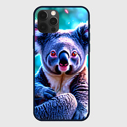 Чехол для iPhone 12 Pro Max Большая коала, цвет: 3D-черный