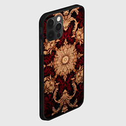 Чехол для iPhone 12 Pro Max Классический красный ковер, цвет: 3D-черный — фото 2