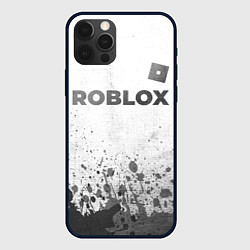 Чехол iPhone 12 Pro Max Roblox - white gradient посередине