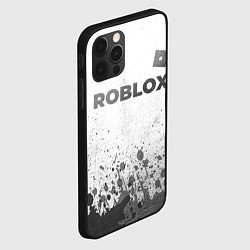 Чехол для iPhone 12 Pro Max Roblox - white gradient посередине, цвет: 3D-черный — фото 2