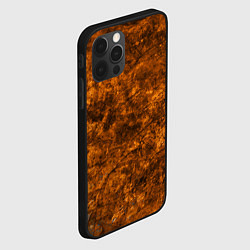 Чехол для iPhone 12 Pro Max Абстракция - rusty smoke, цвет: 3D-черный — фото 2