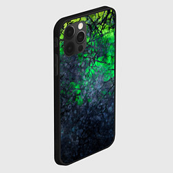 Чехол для iPhone 12 Pro Max Абстракция - acid web, цвет: 3D-черный — фото 2