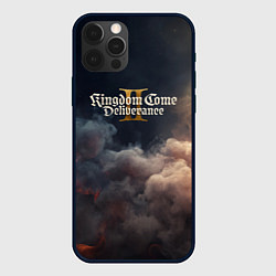 Чехол для iPhone 12 Pro Max Kingdom Come Deliverance 2 лого, цвет: 3D-черный