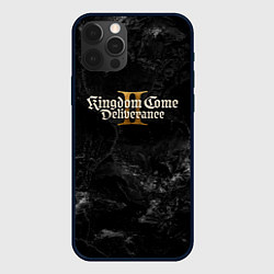 Чехол для iPhone 12 Pro Max Kingdom Come Deliverance 2 dark logo, цвет: 3D-черный